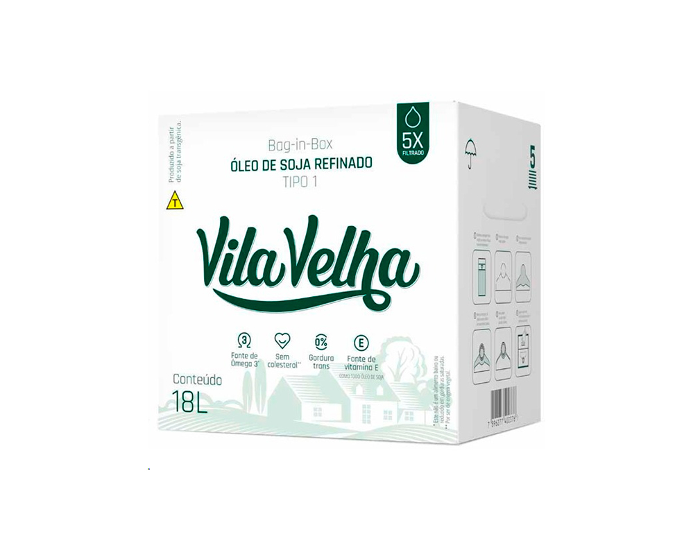 ÓLEO DE SOJA VILA VELHA (CX 18 L)